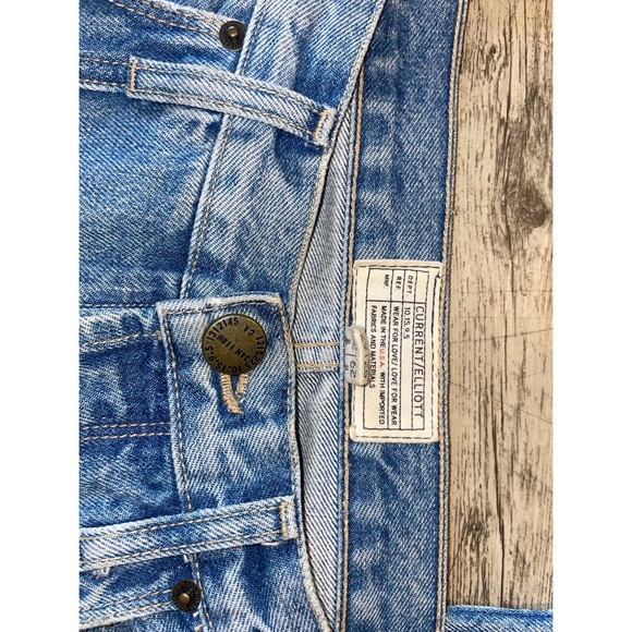 Current/Elliott light wash patchwork jeans - Picture 4 of 11